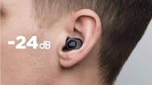 dBud VOLUMENJUSTERBARE ØREPROPPER, TO VOLUME INDSTILLINGER - Billede 4