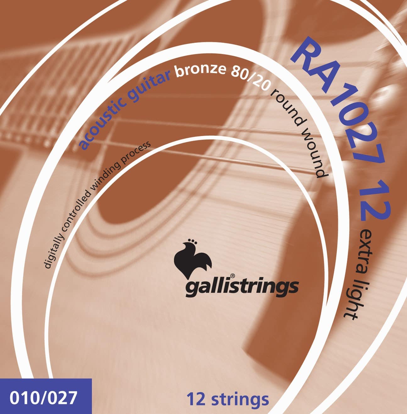 Gallistrings Acoustic 12 Western Guitar Strenge