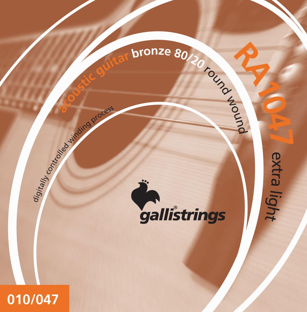 Gallistrings Acoustic RA Bronze Western Guitar Strenge (flere størrelser)