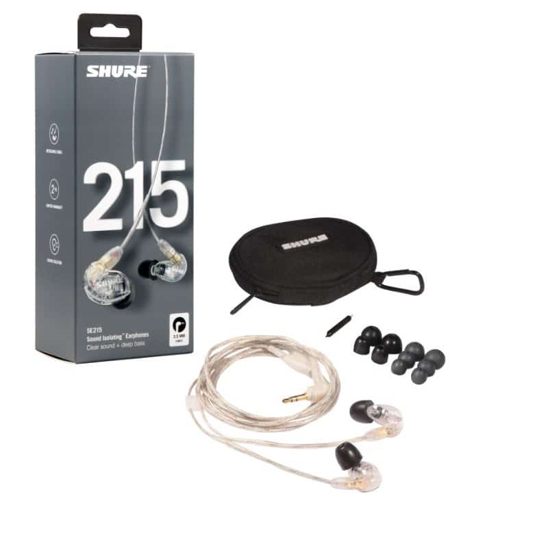 Shure SE215-CL In-Ear Høretelefoner - Billede 4