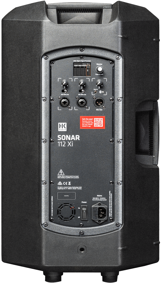 HK SONAR 112XI 12" 1200W fullrange active speaker, app control, bluetooth - Billede 4