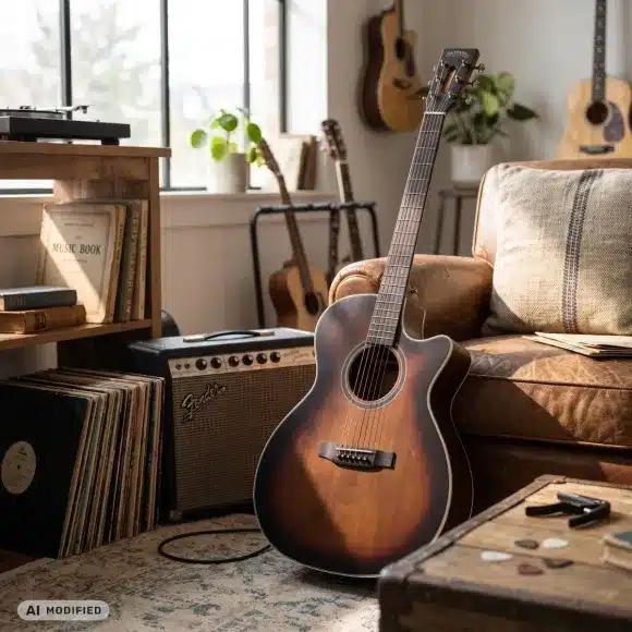Santana Superb G94S BRS western-guitar brown burst - Billede 4