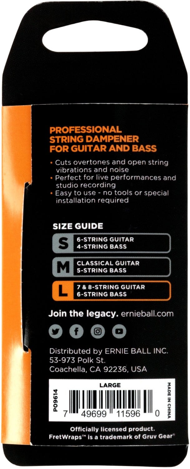 Ernie Ball EB-9612 Fretwrap Large - Billede 7