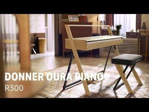 Donner_Oura_R300_el-klaver_valnød_9