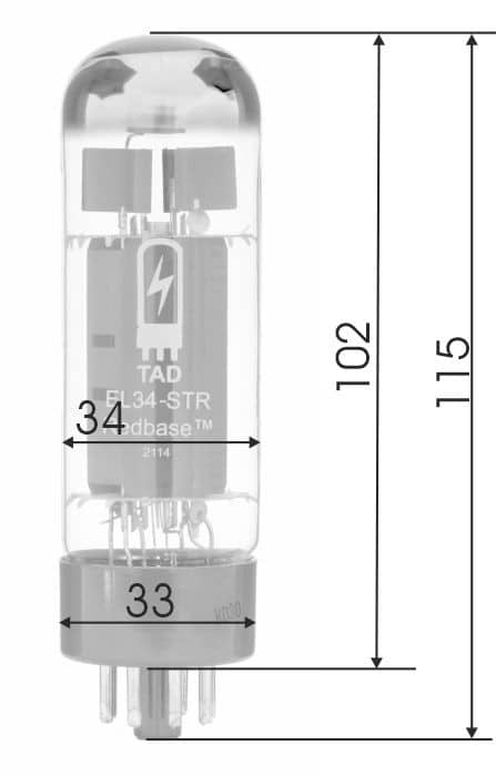 TAD EL34 - STR REDBASE TAD PREMIUM Selected, The new EL34 Standard, Quartet, Tube Amp Doctor - Billede 7