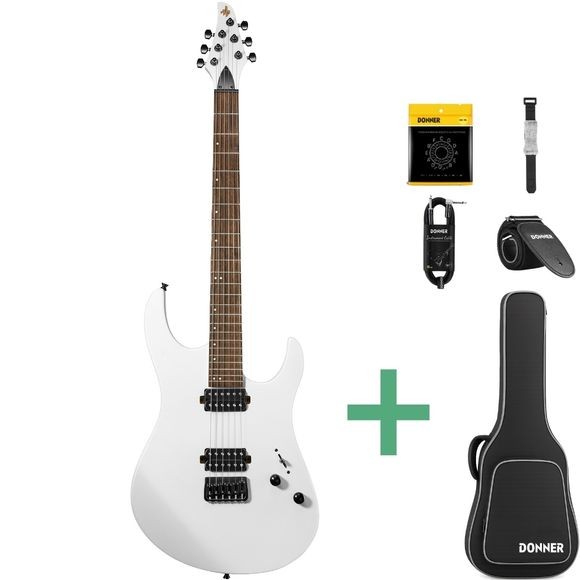 Donner_DMT-100_W_el-guitar_hvid_0