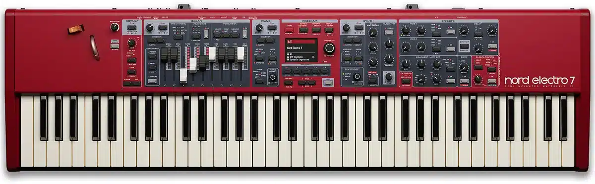 Nord Electro 7 - Stage Piano - 73-note Semi-Weighted Waterfall keybed