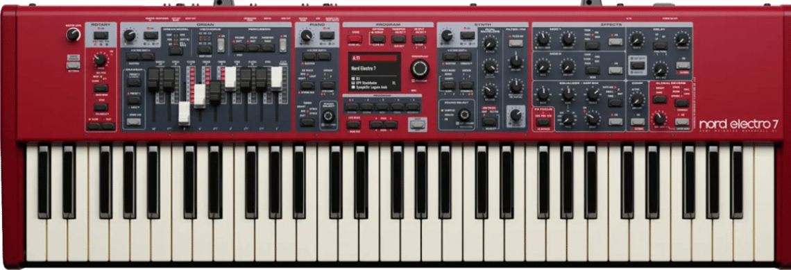 Nord Electro7 - Stage Piano - 61 Semi-Weighted Waterfall keybed Arkiv ...