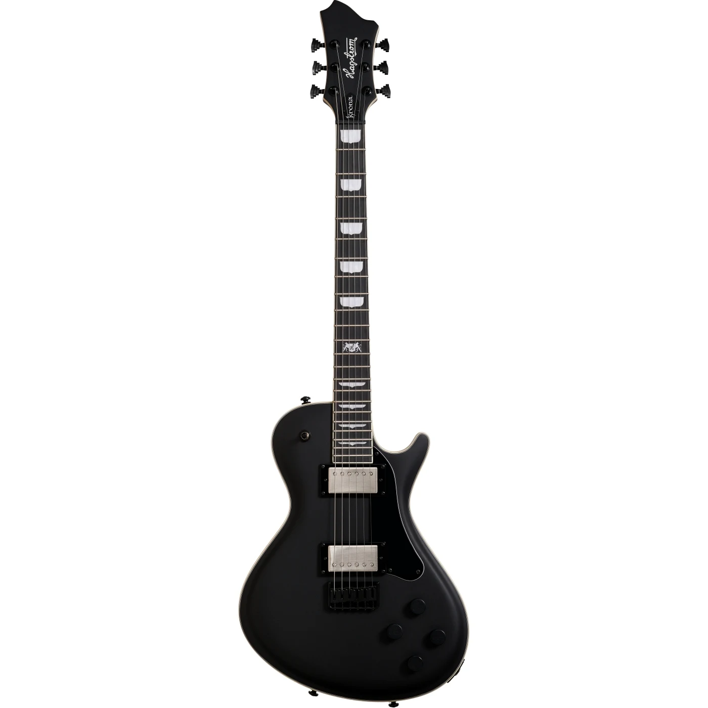 Hagstrom Krona Satin Black, Aggressiv styrke og moderne præcision