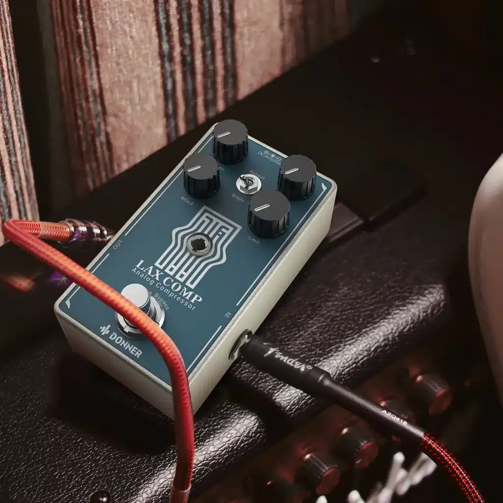 Donner Lax Comp guitar-effekt-pedal, Analog kompressor, DN-EC1332 - Billede 4