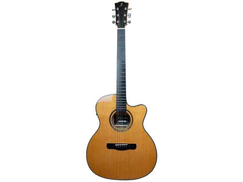 MERIDA acoustic guitar, Serie DIANA, GA Cutaway, natural gloss finish, DG-15spgaces
