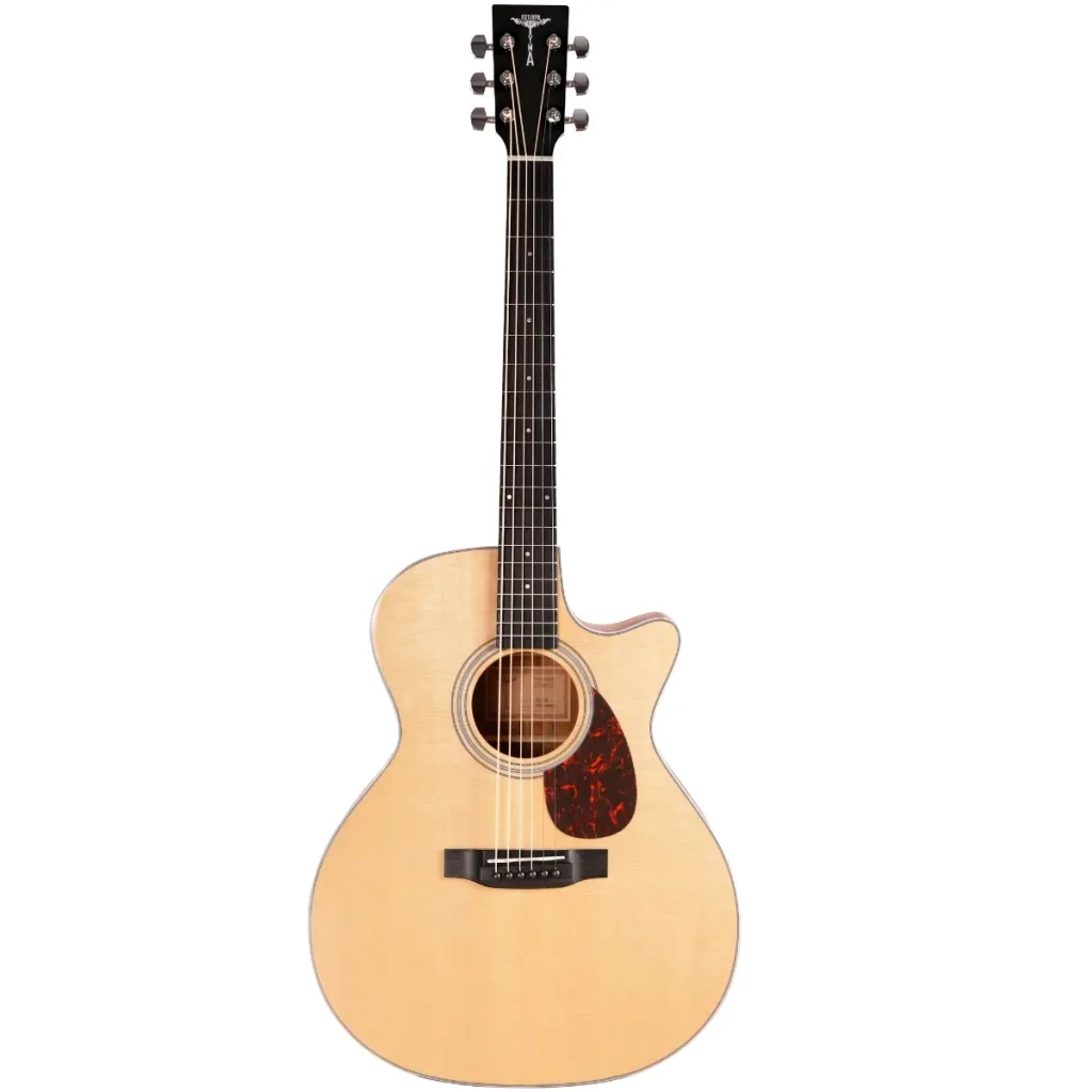 Tyma TG-12KE western guitar, traditionelt håndværk og moderne teknologi