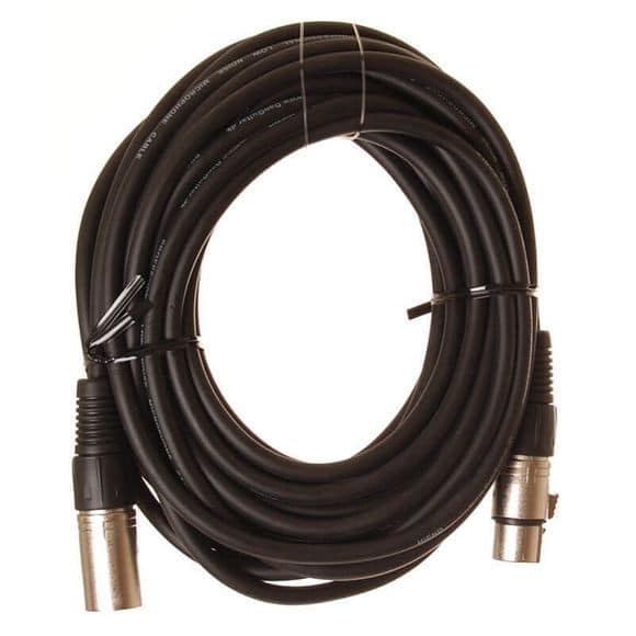 HiEnd XLR-til-XLR-kabel 10 meter, Bruges til mikrofon, højttaler, mixer, forstærker, instrumenter mm.