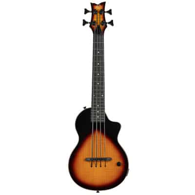Ortega Ukulele bas med mic, Solid body & gig bag, neo-bs-tsb