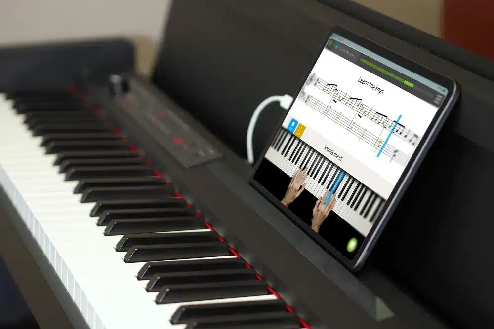 Korg LP-380U BKR Digitalpiano - Sort rosentræ, "Lifestyle Piano" i slimline design - Billede 3