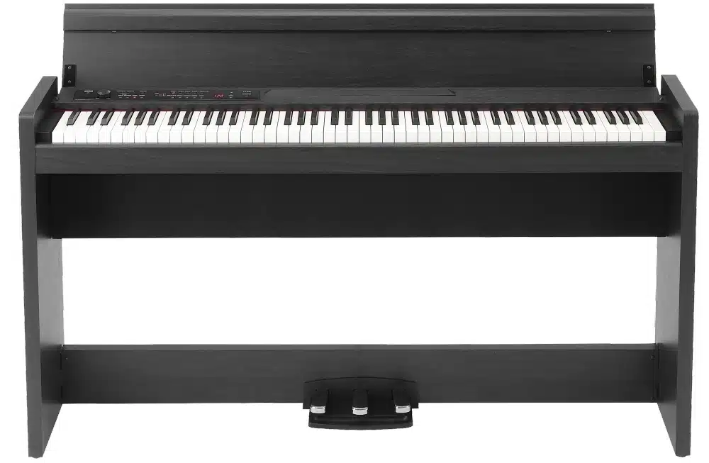 Korg LP-380U BKR Digitalpiano - Sort rosentræ, "Lifestyle Piano" i slimline design