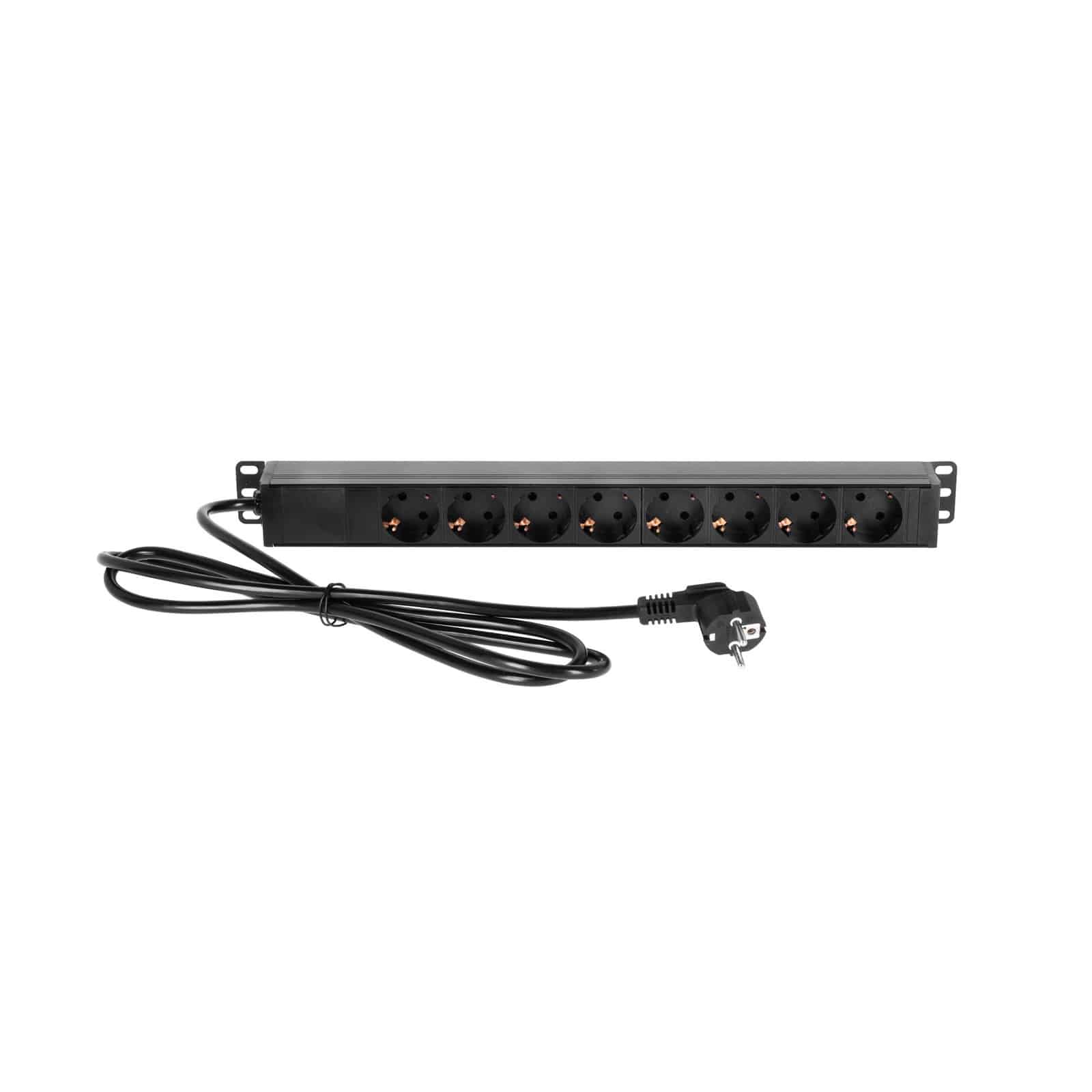 RACK PDU 8S 19" Power Strip 1U | 8-way | with switch