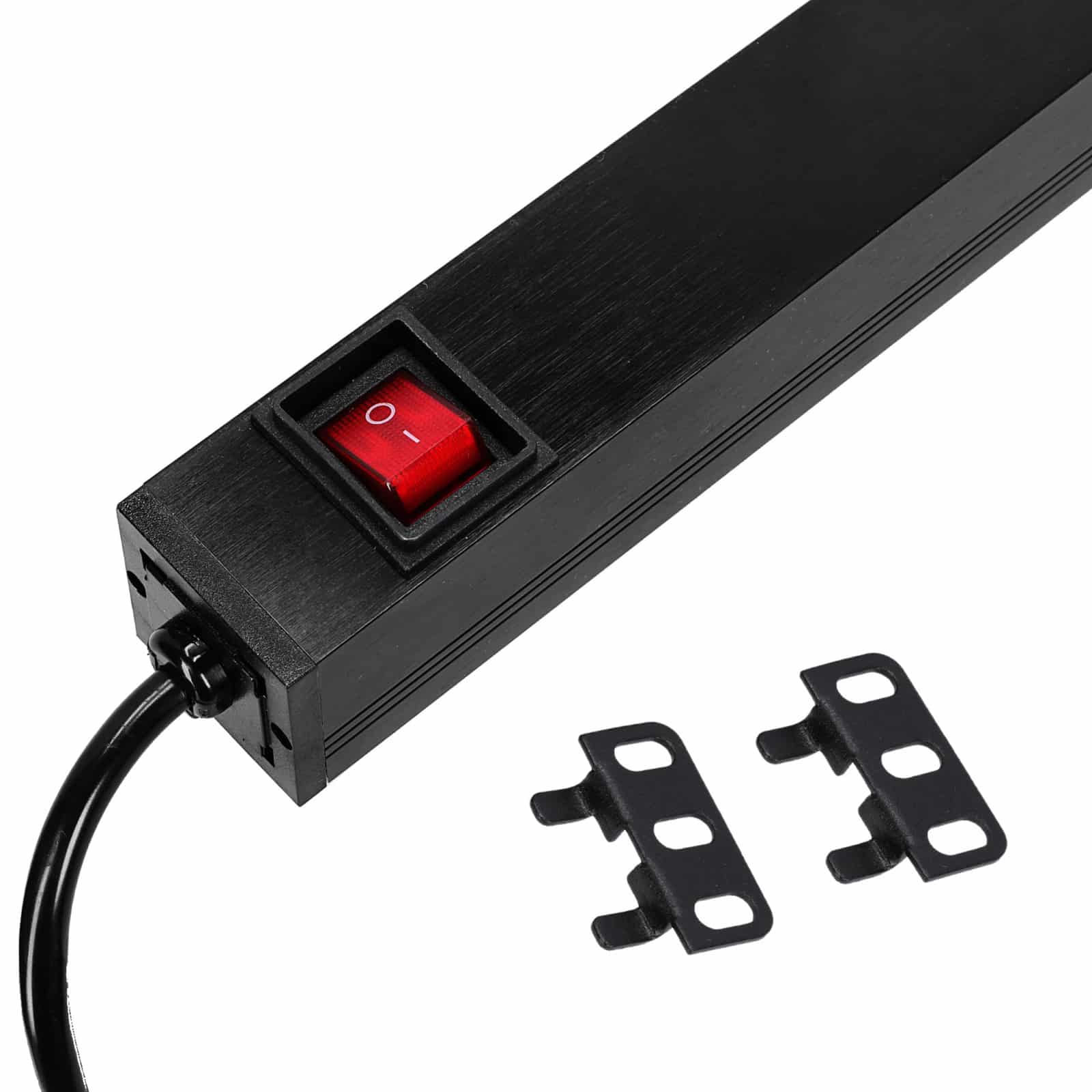 RACK PDU 8S 19" Power Strip 1U | 8-way | with switch - Billede 5