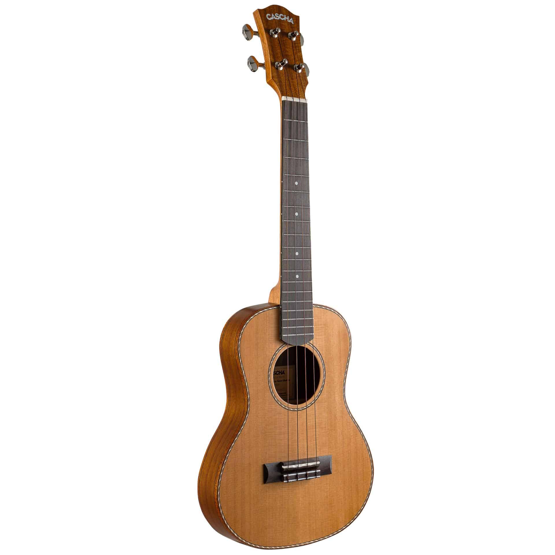 Cascha Tenor Ukulele, CUTCS1, Cedar, Solid Top, Slim Ukulele med ...