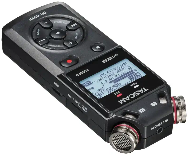 Tascam DR-05XP håndholdt optager, diktafon - Billede 3